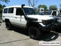 2002 Toyota Landcruiser HZJ78R (4x4) 3 Seat White Manual 5sp M TroopCarrier