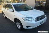2009 Toyota Kluger GSU40R KX-R (FWD) 5 Seat White Automatic 5sp A Wagon for Sale