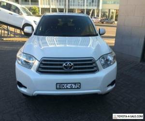 Item 2009 Toyota Kluger GSU40R KX-R (FWD) 5 Seat White Automatic 5sp A Wagon for Sale