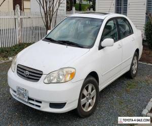 Item 2004 Toyota Corolla for Sale