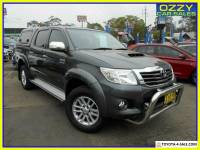 2015 Toyota Hilux KUN26R MY14 SR5 (4x4) Graphite 5 SP AUTOMATIC