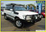 2003 Toyota Landcruiser HDJ100R Sahara (4x4) White Automatic 5sp A Wagon for Sale