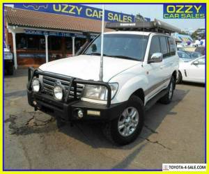 Item 2003 Toyota Landcruiser HDJ100R Sahara (4x4) White Automatic 5sp A Wagon for Sale