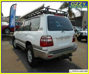 Item 2003 Toyota Landcruiser HDJ100R Sahara (4x4) White Automatic 5sp A Wagon for Sale