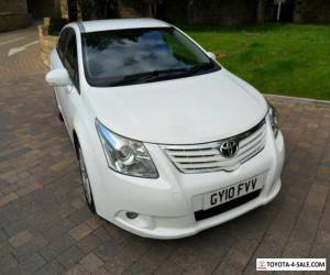 2010 10 TOYOTA AVENSIS  1.8 TR ESTATE - 6 SPEED - WHITE/BLACK TRIM - 127000 mile for Sale