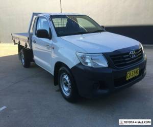 Item 2013 Toyota Hilux TGN16R MY12 Workmate Cab Chassis Single Cab 2dr Auto 4sp, 4x for Sale