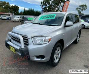 Item 2009 Toyota Kluger GSU40R KX-R (FWD) 7 Seat Silver Automatic 5sp A Wagon for Sale