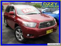 2009 Toyota Kluger GSU40R KX-S (FWD) Red Automatic 5sp A Wagon