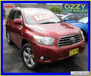 Item 2009 Toyota Kluger GSU40R KX-S (FWD) Red Automatic 5sp A Wagon for Sale
