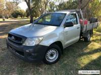 2010 Toyota Hilux TGN16R 09 Upgrade Workmate Silver Manual 5sp M Cab Chassis