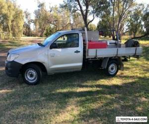 Item 2010 Toyota Hilux TGN16R 09 Upgrade Workmate Silver Manual 5sp M Cab Chassis for Sale