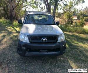 Item 2010 Toyota Hilux TGN16R 09 Upgrade Workmate Silver Manual 5sp M Cab Chassis for Sale