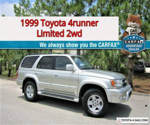 Item 1999 Toyota 4Runner Limited 2WD! Florida ZERO Rust! NO RESERVE AUCTION for Sale