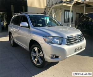 Item 2010 Toyota Kluger GSU40R KX-S Silver Automatic A Wagon for Sale